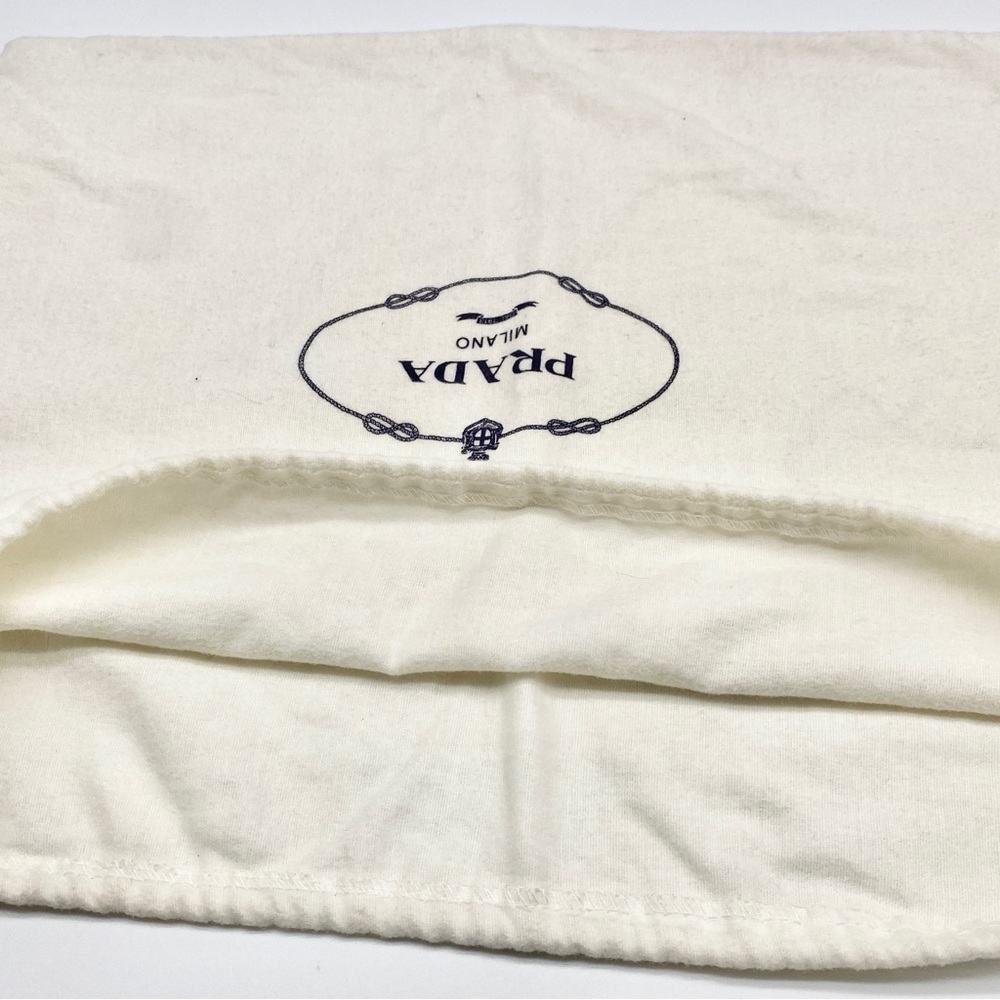 Prada White Medium Drawstring Handbag Protector D… - image 2